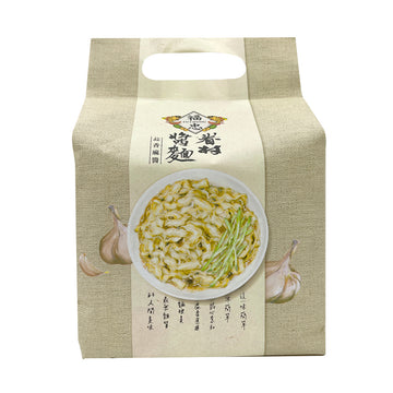 【富中】鄉村乾拌麵-蒜蓉芝麻 500g 4粒
