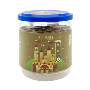 【KING OF BEARD】 Butter Eggrolls (coffee, Instant Bottle) 140g
