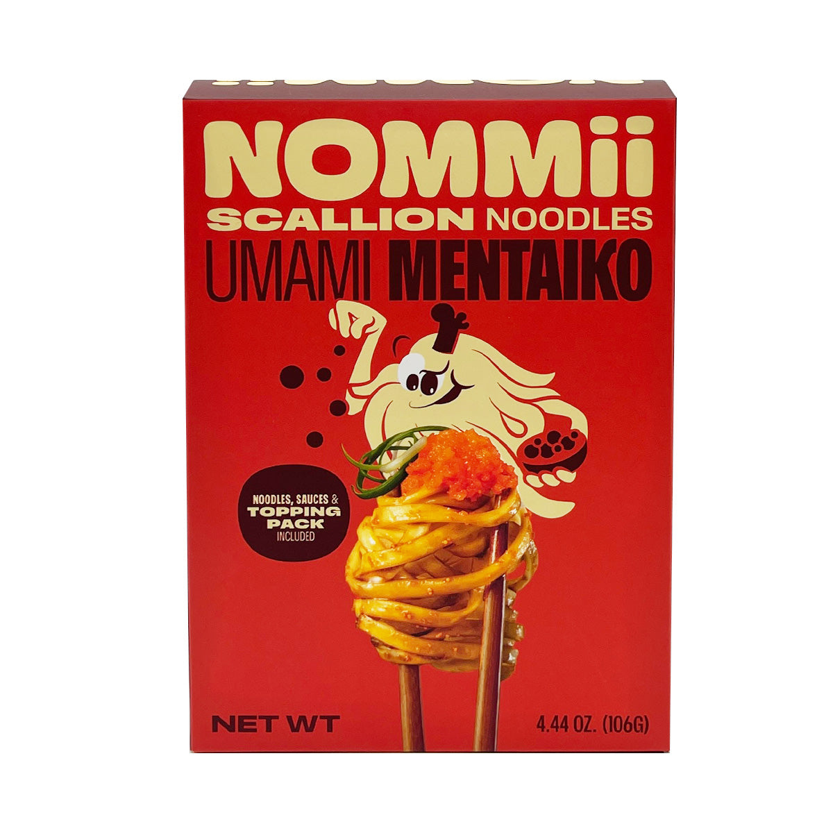 OLD POT RICE NOODLES】 NOMMII Scallion Oil Noodles with Umami Mentaiko