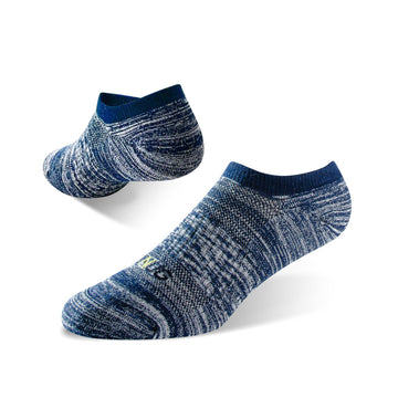 【SNUG】Sports Low Cut (thick sole) Anti-Odor Socks - Shaded Navy blue (22-24cm)