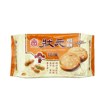 【 益美 】 冠軍花生餅乾 96g 6塊