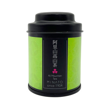 【 MINATO 】 Ali Mountain Tea (mini round black tin) 25g