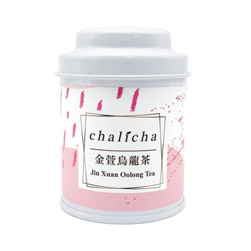 【 MINATO 】 Jin Xuan Oolong Tea (mini round white tin) 25g