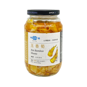 【 MINGTEH 】 Hot Bamboo Shoots (Slightly Spicy) 410g