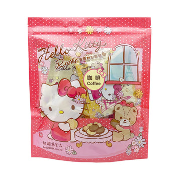 【紅櫻花】Hello Kitty 麵包乾 (咖啡) 100g 8塊