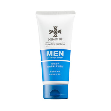 【TAIYEN】 COLLAGEN LAB Refreshing Cool Scrub Men Foaming Cleanser 110ml