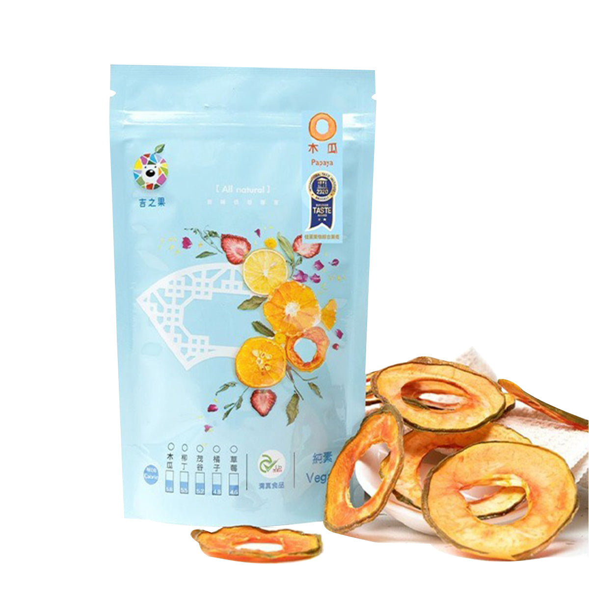 【BEAUTIFRUITS】Dried Fruit - Papaya 50g