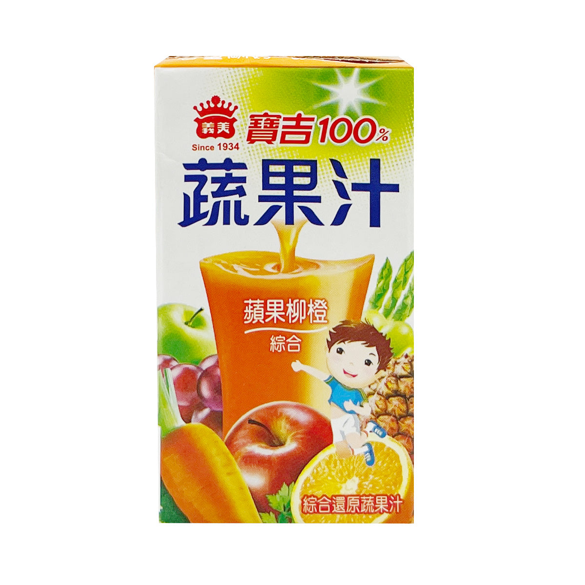 【I-MEI】Apple & Orange Juice 125ml