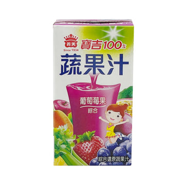 【I-MEI】Grape & Berry Juice 125ml