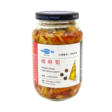 【MINGTEH】Bamboo Shoots With Sichuan Pepper 410g