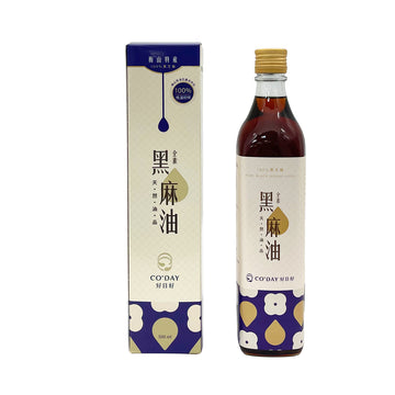 【 MEI-SHAN TEA-SEEDS OIL 】 Black Sesame Oil 500ml