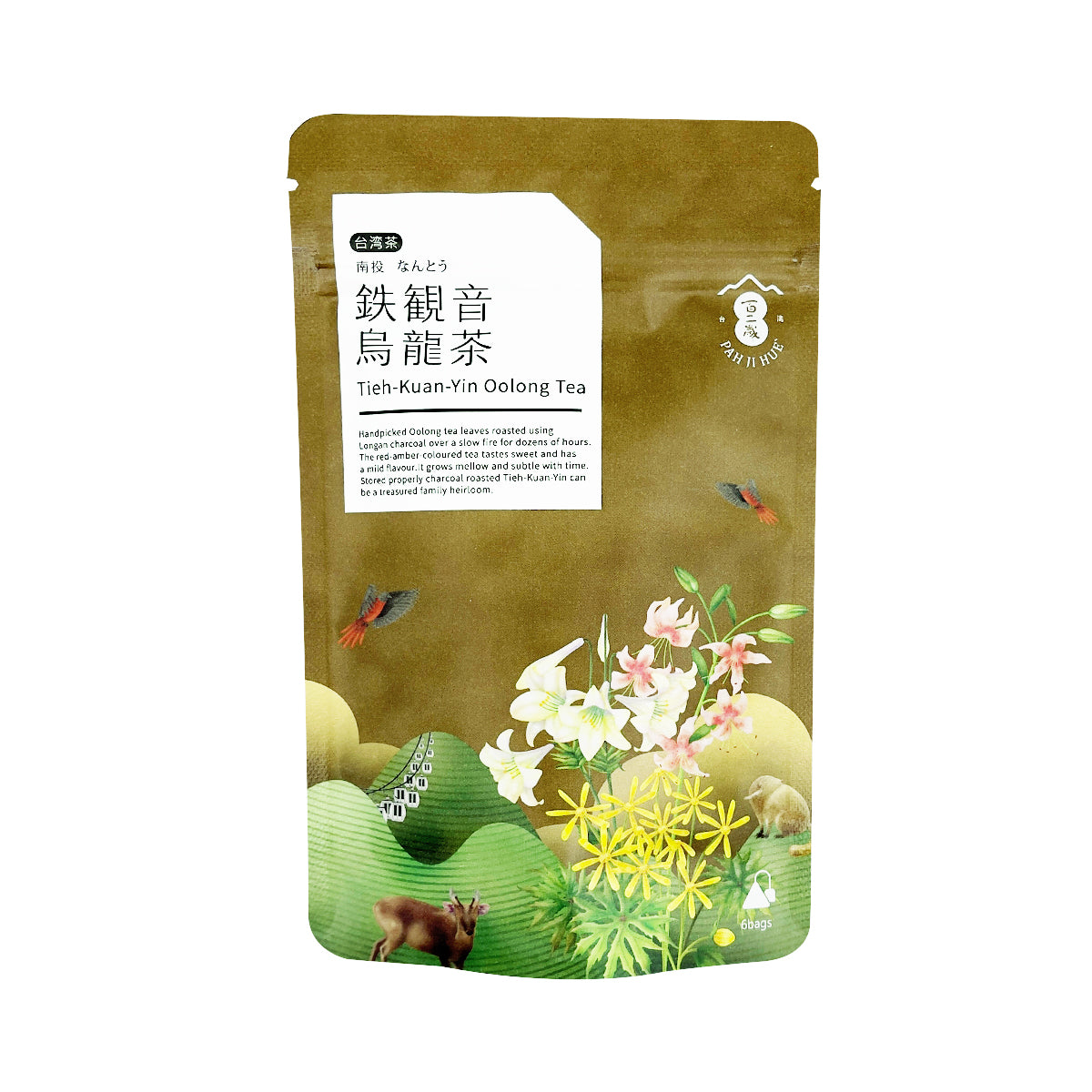 【EATEA120 】福爾摩沙茶-鐵觀音烏龍茶 2g*6pcs 