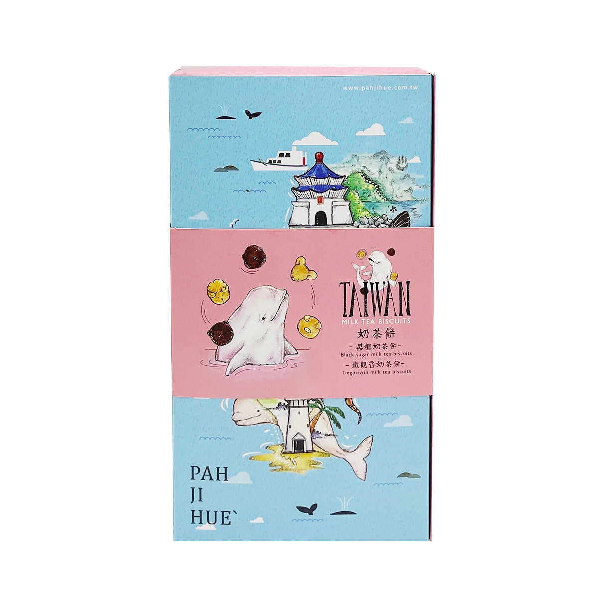【PAH JI HUE】 Milk Tea Biscuits (Ti Kuan Yin Milk Tea vs Brown Sugar Milk Tea) 150g