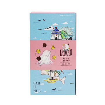 【PAH JI HUE】 Milk Tea Biscuits (Ti Kuan Yin Milk Tea vs Brown Sugar Milk Tea) 150g