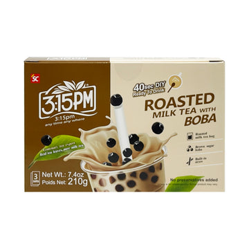 【3:15PM】 Roasted Milk Tea With Boba 210g 3pcs