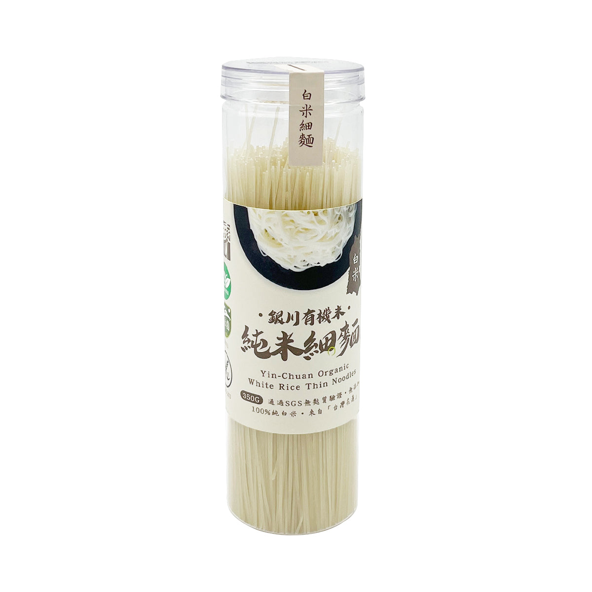 【YIN CHUAN 】 Organic White Rice Thin Noodle 350g