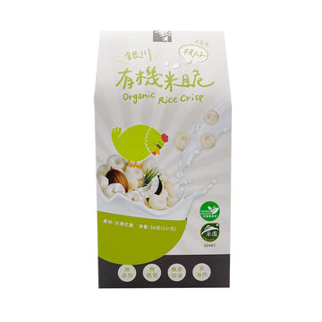 【YIN CHUAN】Organic Rice Crispy (Coconut Flavor) 10g*5pcs