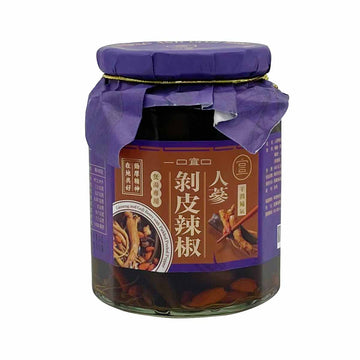 【 A BITE OF PRIME 】 Ginseng and Goji Berry with Pickled Peeled Pepper 450g