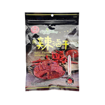 【FU KUEI HSIANG】Spicy Flavour Soybeans Slice (vegan) 300g    (Shelf life:2024/8/29)