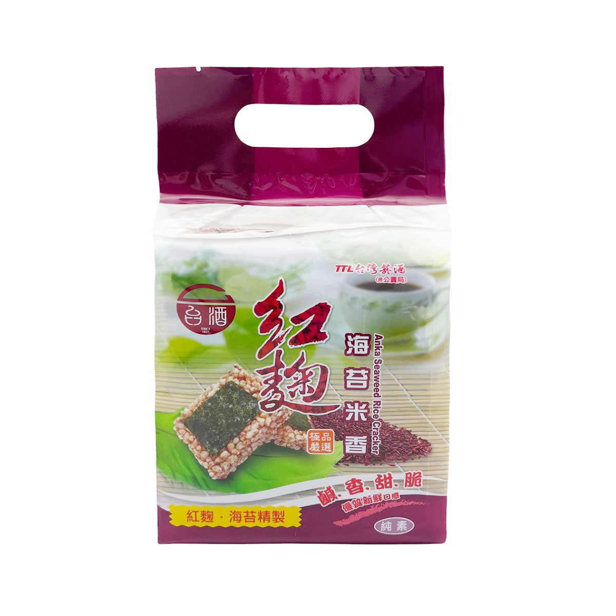【TTL TAIWAN】 Anka Seaweed Rice Cracker 200g