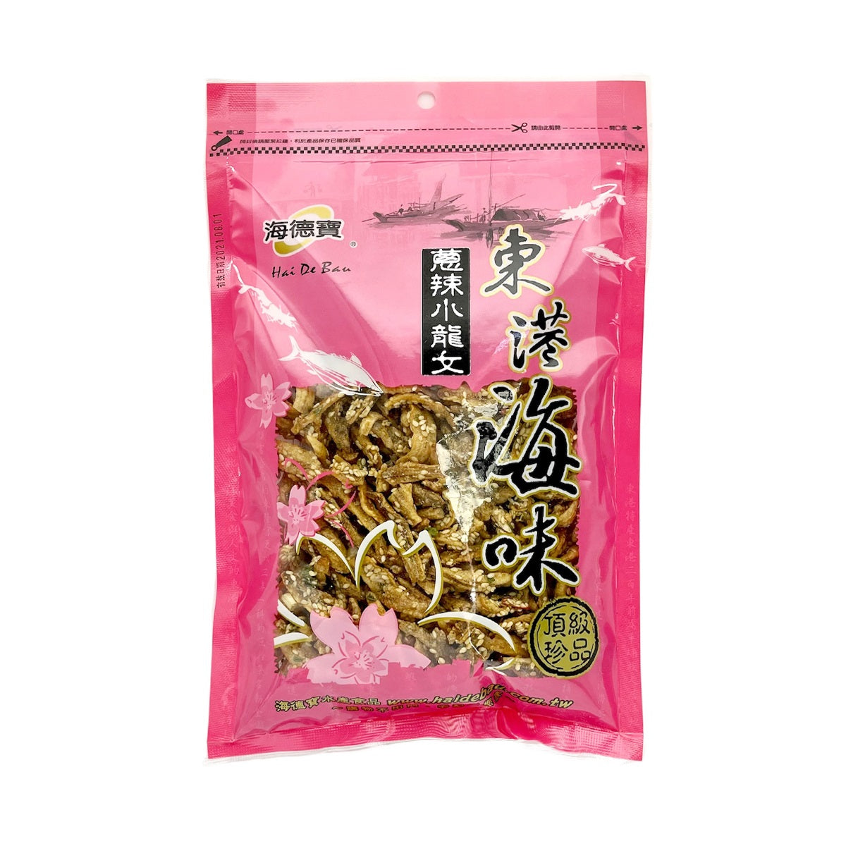 【HAI DE BAU】 East Port Dried Seasoned Fish Cracker with Sesame 160g