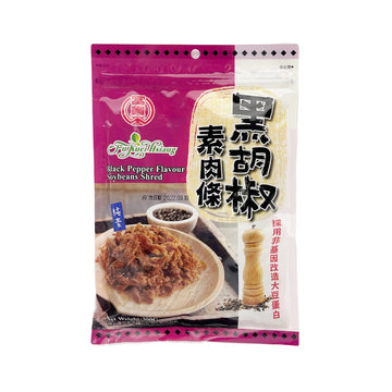 【FU KUEI HSIANG】Black Pepper Flavour Soybeans Shred 300g