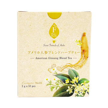 【FINEHERBS】American Ginseng Blend Tea 2g*10pcss