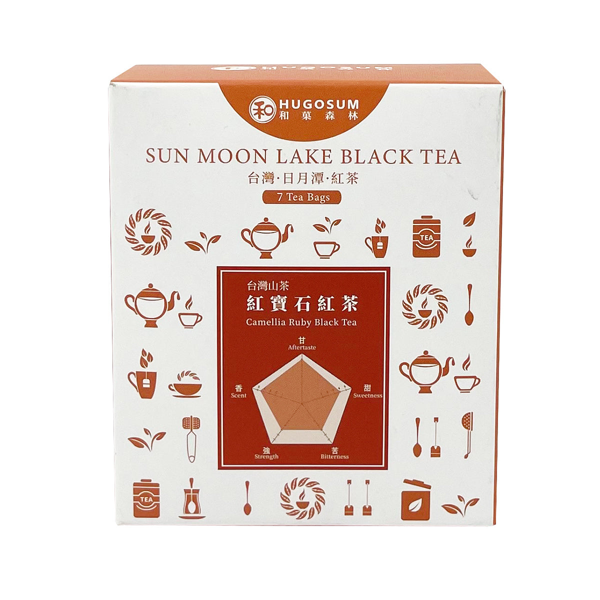 【HUGOSUM】Camellia Ruby Black Tea 2.5g*7pcs