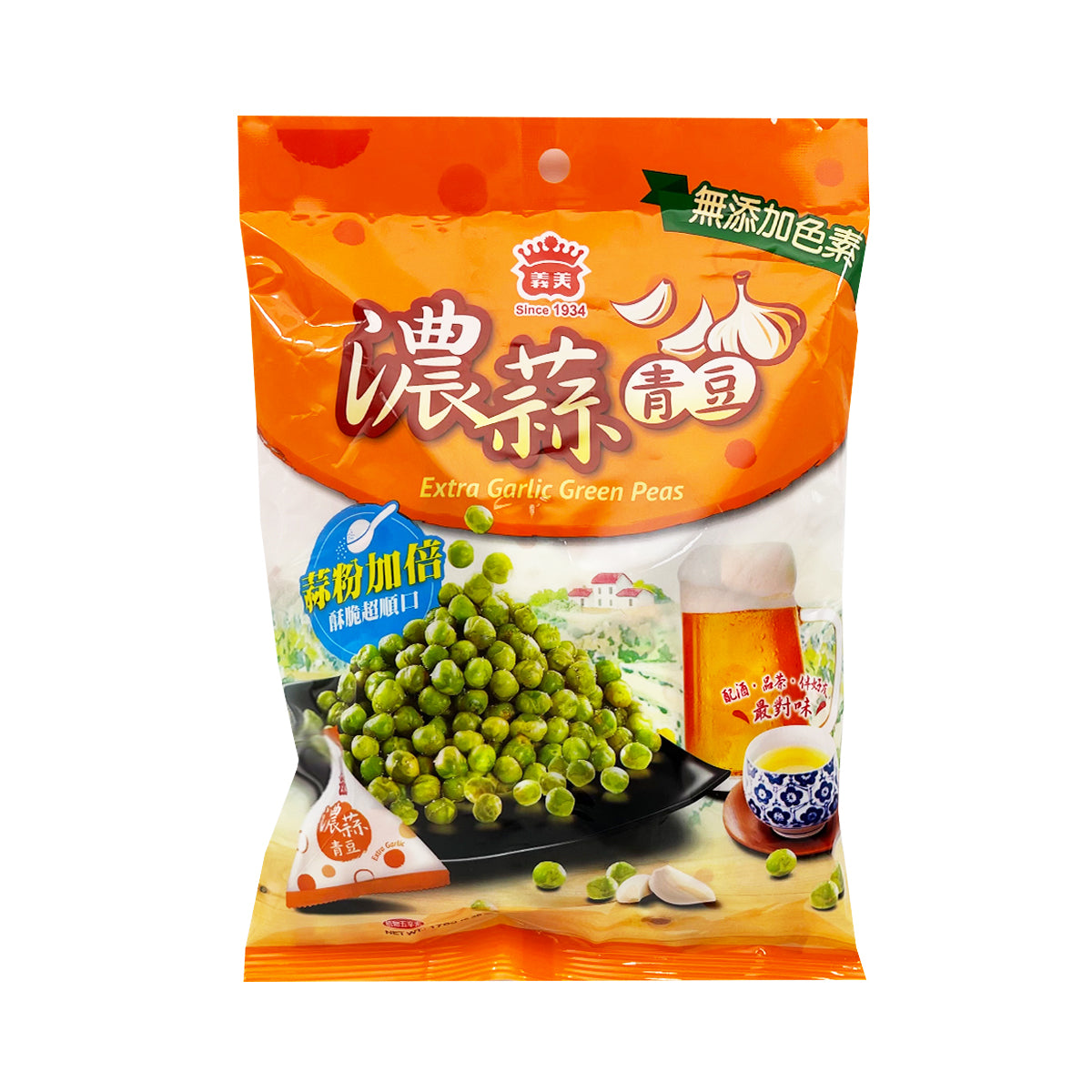 【 I-MEI 】 Extra Garlic Green Peas 178g 7pcs