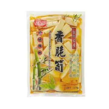 【 LONG HOME 】 Pickled Bamboo Shoots(Sliced) 375g   (Shelf life:2024/8/14)