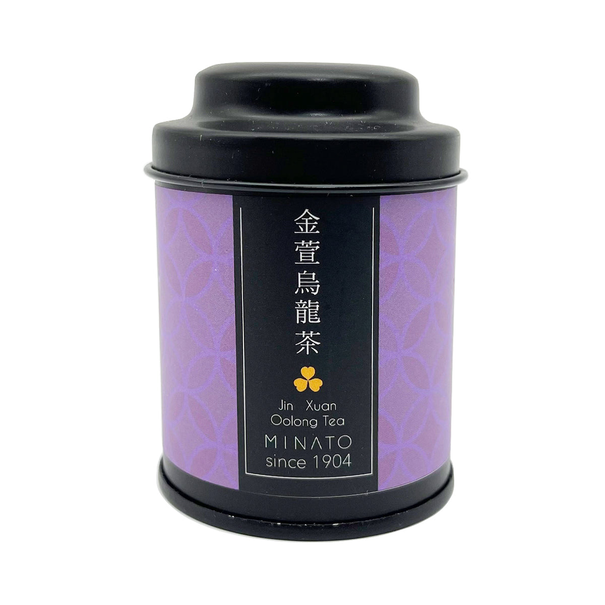 【 MINATO 】 Jin Xuan Oolong Tea (mini round black tin) 25g