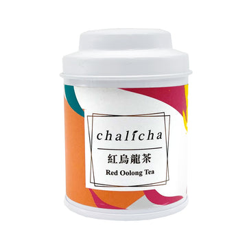 【 MINATO 】 Red Oolong Tea (mini round white tin) 30g