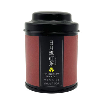 【 MINATO 】 Sun Moon Lake Black Tea (mini round black tin) 15g
