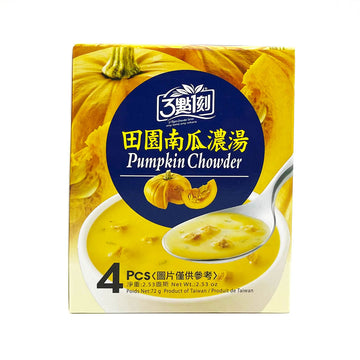 【 3:15PM】 Pumpkin Chowder 72g 4pcs