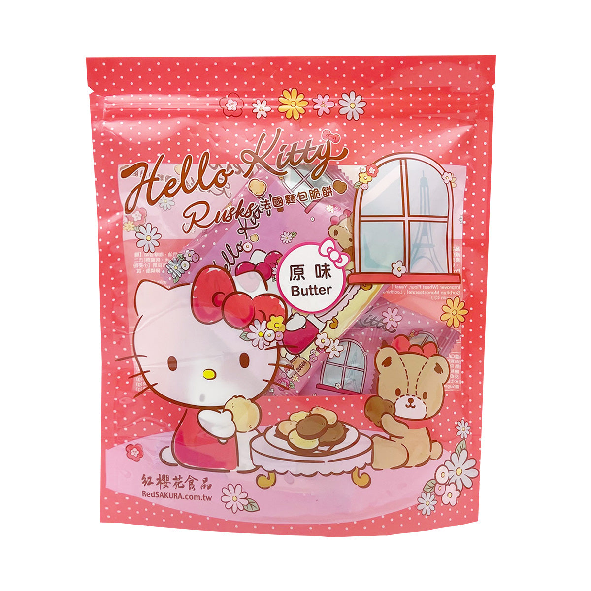 【RED SAKURA】Hello Kitty Rusks (Original) 100g 8pcs