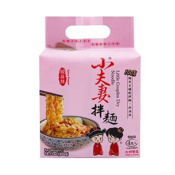【LITTLE COUPLES】 Dry Noodle (Spicy Pepper) 400g 4pcs